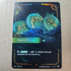 Riftbound Seal of Focus 081/298 - Epic Origins - NM Pokemon TCG - Image 1