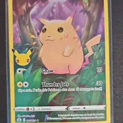 Pokemon Pikachu 005/025 Celebrations Holo Card 60 HP English TCG - Image 1