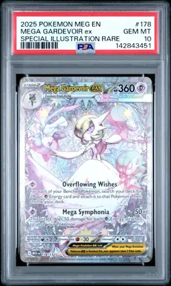 PSA 10 MEGA GARDEVOIR EX 178/132 SIR MEGA EVOLUTION BASE POKEMON 😍 - Image 1