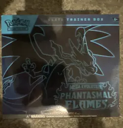 Pokemon TCG Mega Evolution Phantasmal Flames Elite Trainer Box ETB New & Sealed - Image 2