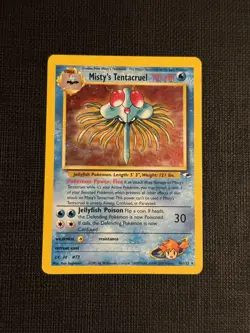 MISTY'S TENTACRUEL | Pokemon TCG Gym Heroes 10/132 | Rare Holo | NM - Image 1