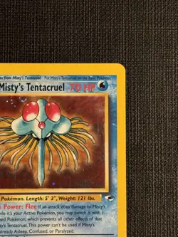 MISTY'S TENTACRUEL | Pokemon TCG Gym Heroes 10/132 | Rare Holo | NM - Image 3
