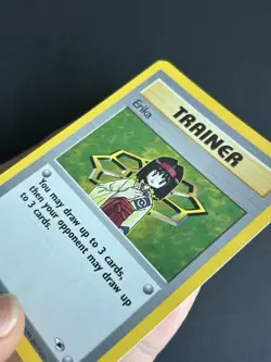 Pokemon Erika 16/132 Gym Heroes Holo LP SWIRL - Image 4