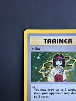 Pokemon Erika 16/132 Gym Heroes Holo LP SWIRL - Image 5