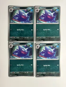 Haunter 055/094 x4 Playset 4x Pokemon TCG ME02 Phantasmal Flames PFL - Image 1