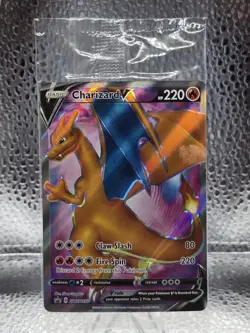 Pokemon TCG Charizard v SWSH Black Star Promos Holo Seal - Image 1