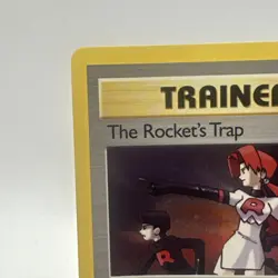 Pokemon TCG the Rockets Trap Holo Rare Gym Heroes 19/132 LP - Image 2
