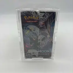 Pokemon TCG Sun & Moon Burning Shadows Booster Box Sealed w/ Acrylic Case - Image 3