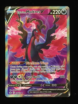 Galarian Moltres V 176/198 Pokemon Chilling Reign 🔥🔥🔥 - Image 1