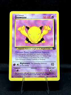 Pokemon TCG: Drowzee 54/82 Team Rocket Regular - Near Mint - Shipped With Care - Image 1
