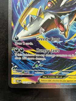 Pokemon Mega Sharpedo EX Phantasmal Flames 127/094 Special Illustration Rare NM - Image 4