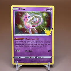 Pokemon TCG Mew 011/025 Celebrations Holo Rare - Image 1