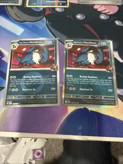 2 Team Rocket's Honchkrow (Holo Rare) Ascended Heroes Pokemon - 127/217 - NM set - Image 2