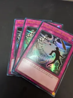 Yugioh Heavy Storm Duster DUDE-EN050 Ultra Rare 1st Ed NM - Image 1