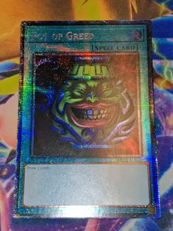 1st ed Pot of Greed MP25-EN005 Mega Pack 2025 Starlight Rare Yugioh Card NM - Image 1
