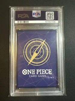 2023 ONE PIECE OP04 KINGDOMS OF INTRIGUE ALTERNATE ART MONKEY D. LUFFY PSA 10 EN - Image 2