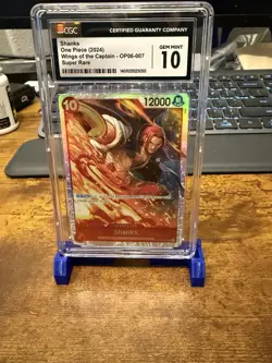 2024 One Piece Wings of The Captain Shanks OP06 #007 CGC 10 - Image 1