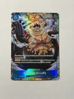 One Piece TCG Monkey.D.Luffy - OP11-058 (TR) Carrying On His Will Treasure Rare - Image 1