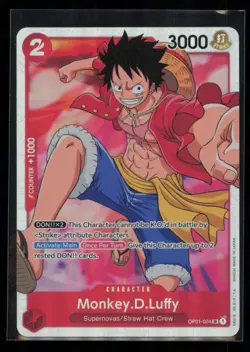 Monkey.D.Luffy (024) OP01-024 One Piece Romance Dawn Super Rare Near Mint - Image 1