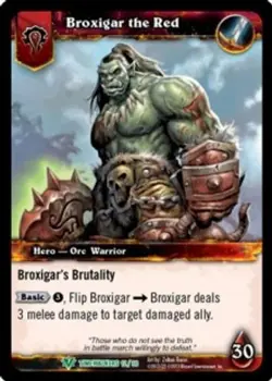 Broxigar the Red (AI) - Timewalkers - World of Warcraft TCG - Image 1