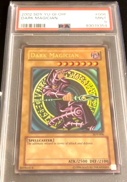 2002 YuGiOh Dark Magician PSA 9 SDY-006 - Image 1