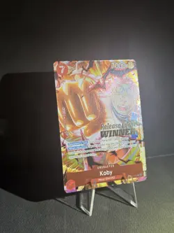 Koby (OP12 Release Event Winner) P-092 One Piece Promotion Cards Foil - Image 3
