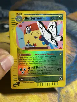 Butterfree 38/165 Reverse Holo Rare Expedition E Reader Series Pokemon Card PL - Image 3
