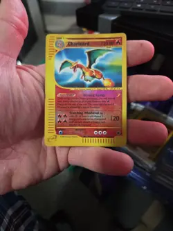 Charizard 6/165 Reverse Holo Expedition E-Reader Series 2002 English Played Card - Image 1