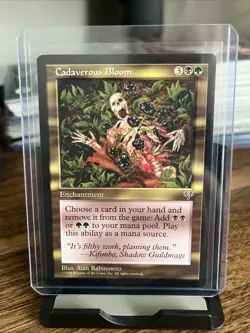 Magic the Gathering Cadaverous Bloom Mirage Rare Enchantment Card - Image 1