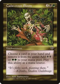 MTG Cadaverous Bloom - N/A / English / Moderately Played - Image 1