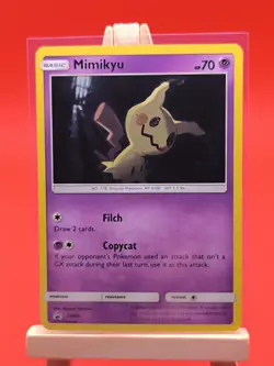 Mimikyu SM99 Sun & Moon Ultra Rare Holo Black Star Promo Pokemon Card - Image 3