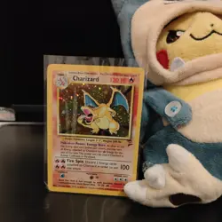 Pokemon TCG Charizard Base Set 2 HOLO Card 4/130 - Very Rare - Image 2