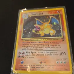Charizard 4/130 Base Set 2 Holo Rare Pokemon Card vgc - Image 1
