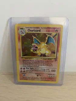 Pokemon TCG Charizard Base Set 2 Holo Unlimited Rare Card 4/130 - Image 1