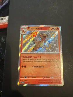 Pokemon TCG Charmeleon Scarlet & Violet Paldean Fates Holo Card 110/091 - Image 1