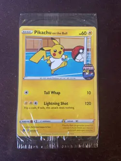 Pokemon Pikachu On The Ball UK Exclusive Futsal 001/005 Promo Card New Sealed - Image 1