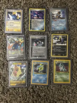 Pokemon TCG Mixed Card Lot Foil & Regular Feraligatr Steelix ex Binder Tin - Image 2
