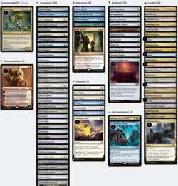 Reaper King Scarecrow CHANGELING TRIBAL Magic MTG Custom Commander Deck - Image 2