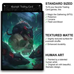 Plague Rats - MTG Size - 100 Textured Matte Card Sleeves - Image 2