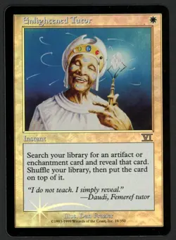 ***FOIL Enlightened Tutor Promo*** MTG Promo Magic Kid Icarus - Image 1