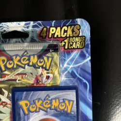 Pokemon TCG Lightning Set 4 Packs + 1 Bonus Card! Brand New/Sealed! ⚡ - Image 4