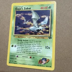 Pokemon TCG | Koga's Zubat | 83/132 | Gym Challenge - Image 1