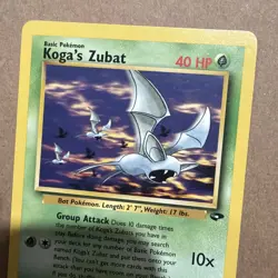 Pokemon TCG | Koga's Zubat | 83/132 | Gym Challenge - Image 2