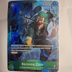 One Piece (BANDAI) Roronoa Zoro PRB02-006R Alternative Art Holo - Image 2