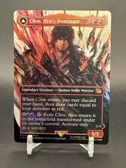 Clive, Ifrit's Dominant FOIL BORDERLESS MTG FFXVI M0318 NM - Image 1