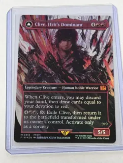 Clive, Ifrit's Dominant Borderless 0318 FINAL FANTASY Foil #318 - Image 1