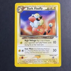 Dark Flaaffy 34/105 Uncommon Neo Destiny Unlimited Pokemon Card WOTC Vintage MP - Image 1