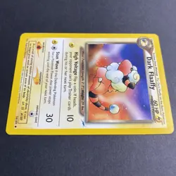 Dark Flaaffy 34/105 Uncommon Neo Destiny Unlimited Pokemon Card WOTC Vintage MP - Image 3