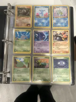 Vintage Pokemon collection binder and bag of cards 90s, 2000s, 2010s - Image 1