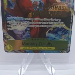 Monkey D. Luffy OP04 Pre Release Winner SEALED P-036 One Piece Card English NM - Image 4